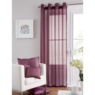 Signature Collection Semi Sheer Curtain Single Panel