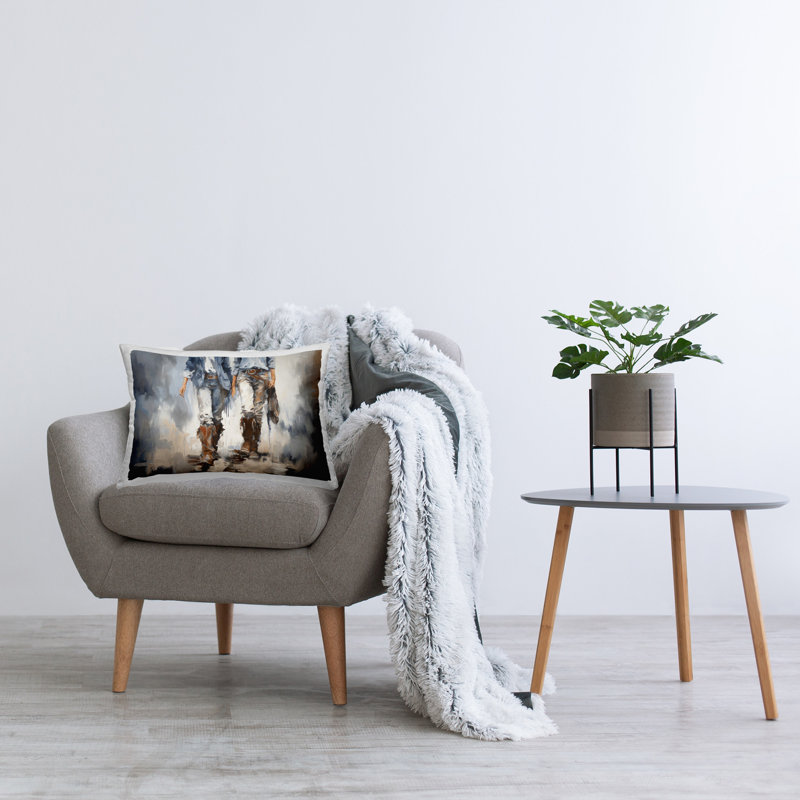 Coussin décoratif à imprimé romantique par Ramona Murdock