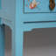 Console bleu clair