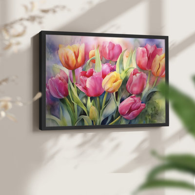 Floral Series-CLVI -Framed Print - Restickable