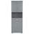 Tall Bathroom Cabinet With Laundry Basket, Large Tilt-Out Laundry Hamper And Upper Storage Cabinet-2043315909