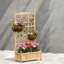 Jardinières en bois durable, étagère de jardin rustique