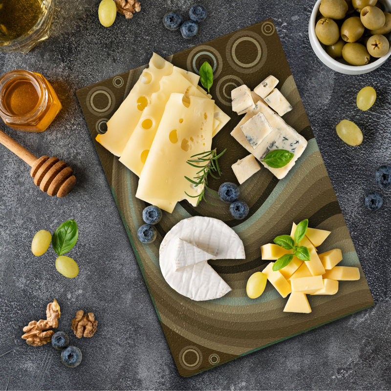 Planche à découper en verre trempé Ambesonne