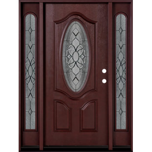 Porte d'entrée extérieure pré-suspendue ovale Lite
