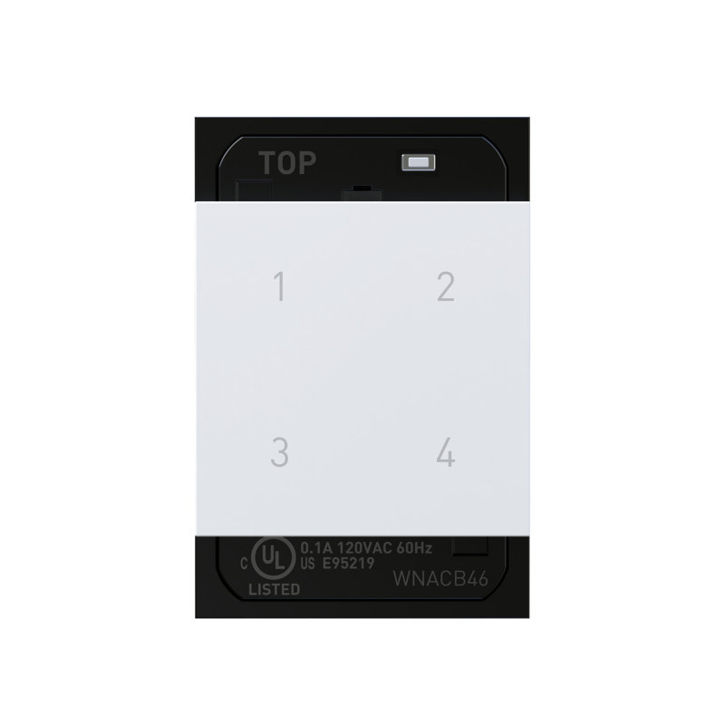 adorne® Wired Smart Scene Controller with Netatmo