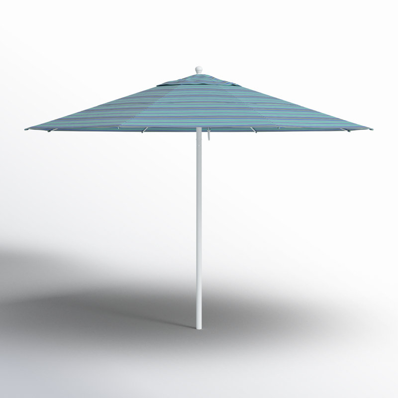 Parasol de marché Sunbrella® 11 pi Kalona, Sunbrella® Dolce à rayures oasis