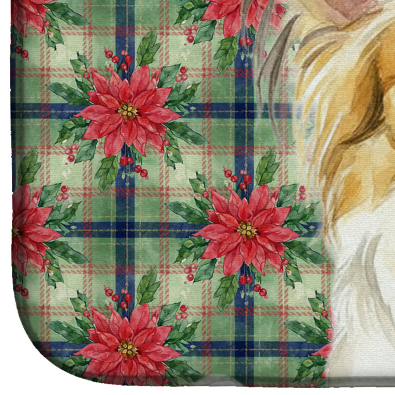 Tapis à vaisselle citron et blanc Papillon, Citron / blanc 