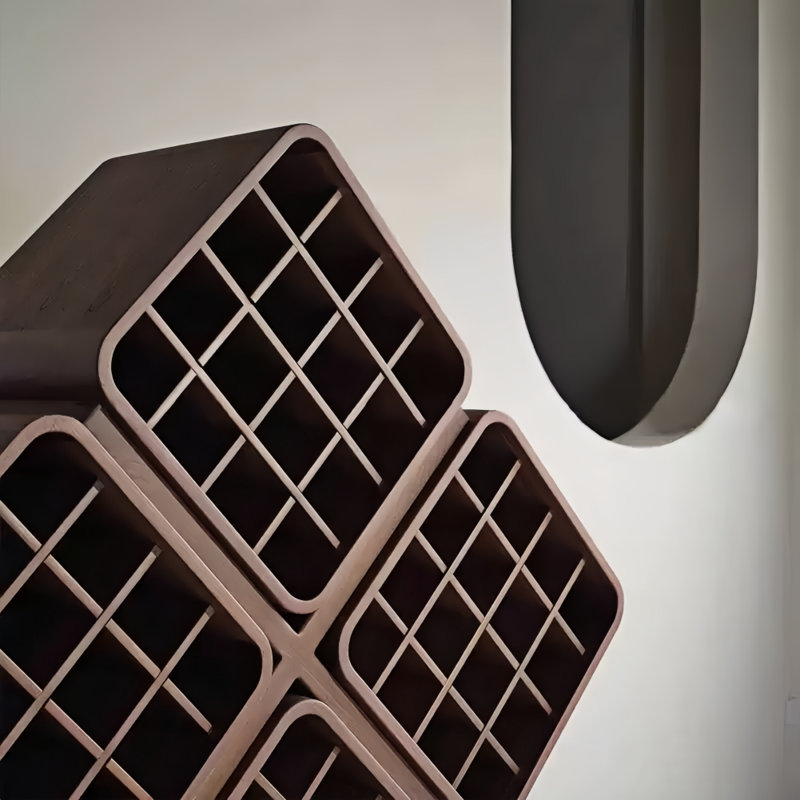 Simple and Classic Wine Cabinet Display Cabinet