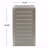 Modern Outdoor C-Shaped Patio Side End Table-394307580