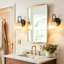 Éclairage pour salle de bain à 3 lumières à intensité variable en cristal doré / noir Gjystina-538518516-592466970