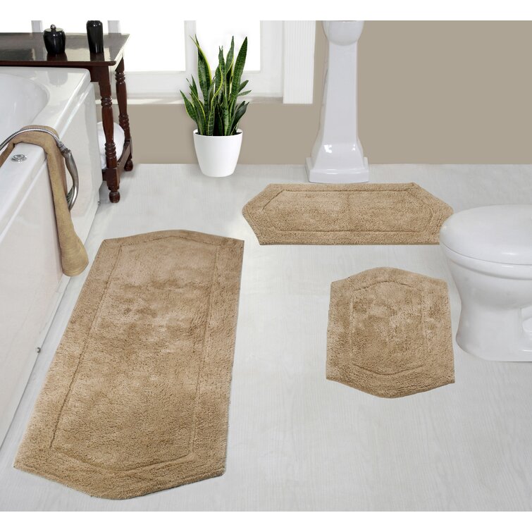 Dobrinka Bath Rug Red Barrel Studio Color: Linen, Size: 21 W x 34 L