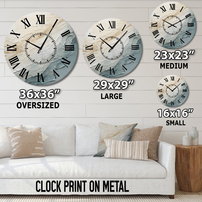 Horloge murale Minimalisme, Médium