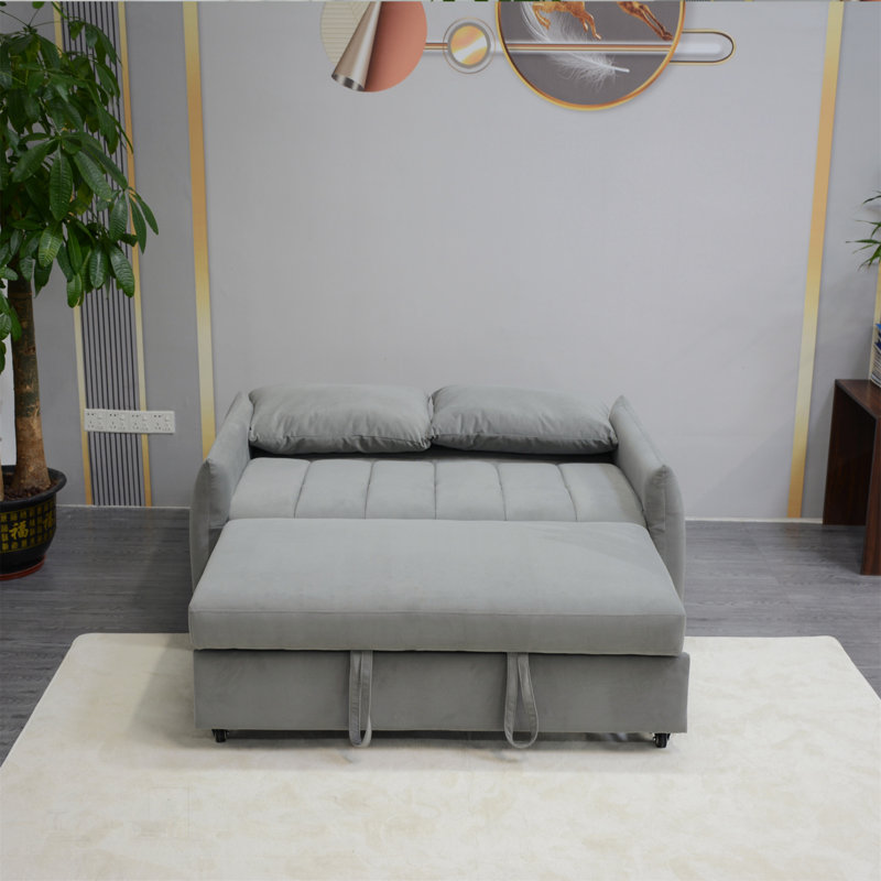 Causeuse-lit convertible Modern, Light Grey