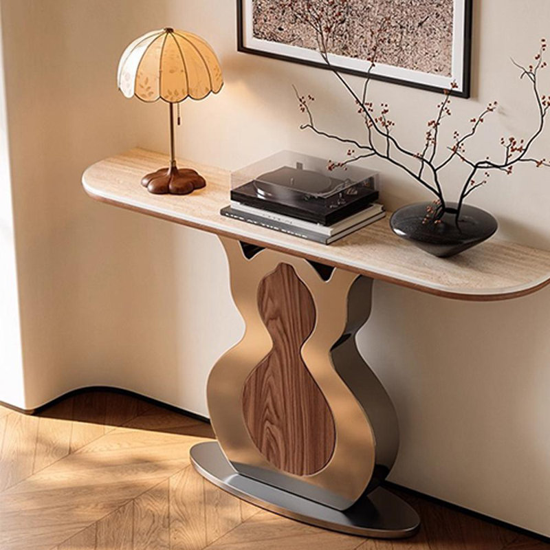 Luxury Console Table, 33.5" H x 47.2" W x 13.8" D