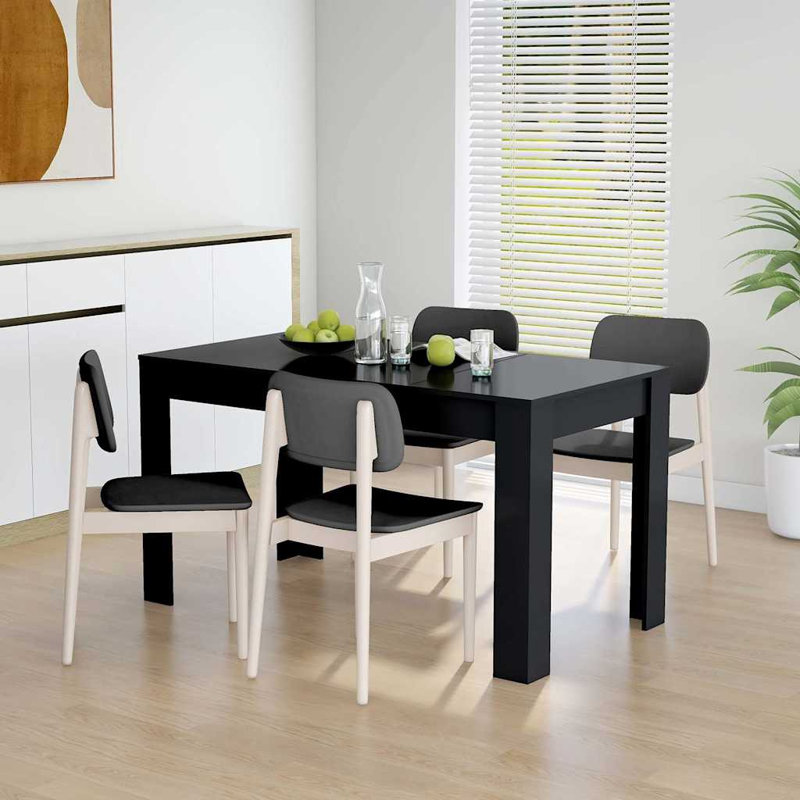 Laskody Dining Table, 76cm H x 140cm L x 74.5 cm W, White