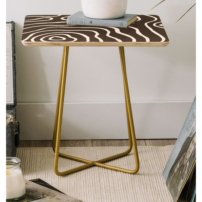 Table de bout à pieds croisés