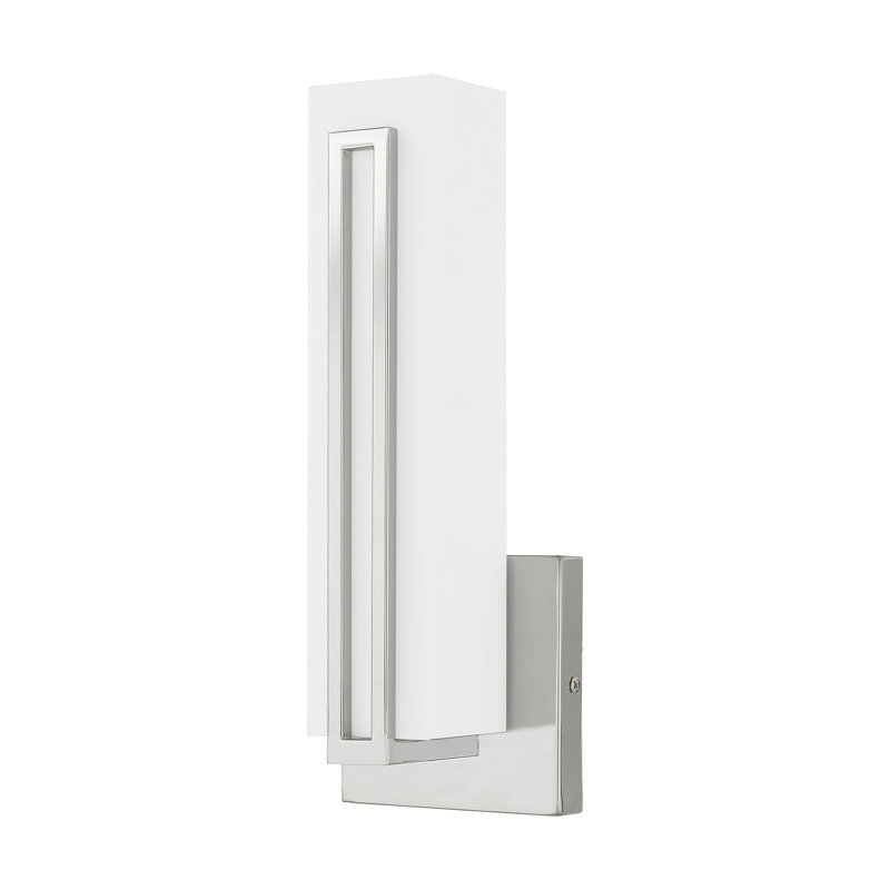 Applique murale articulée 1 lumière DEL Itzayana, Chrome poli