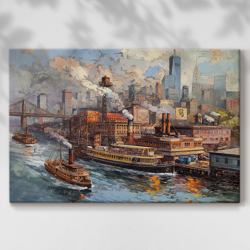 Série Nautical-CXCVII - Cavas enveloppés de galerie, 8 x 12