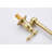 Brushed Gold Wall Mounted Folding Pot Filler Faucet - 360 Spin, Space Saving, Brass Made, Double Handles For Accurate Water Flow Control, Corrosion Resistance Swivel, Efficient, Material, To-616960406