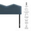 Tête de lit Cosette Performance en velours bleu cadette-876476901-876476903