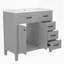 Meuble-lavabo avec tiroirs 36 po, 36 po avec lavabo-1111744158