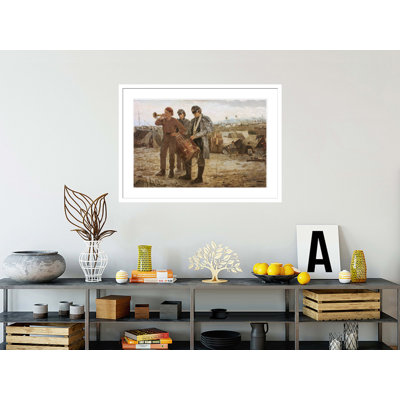 Drum and Bugle Corp, guerre civile, campement par Winslow Homer, impression giclée encadrée