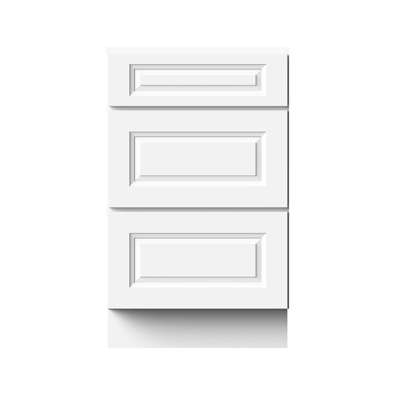 Armoire de tiroir de cuisine prête à assembler l 21 po x P 24 po x H 34,5 po CASAINC, W21"x D24"x H34.5"
