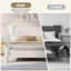Ensemble de lit plateforme tapissier 2 pièces Boucle-1652588782-1652588783