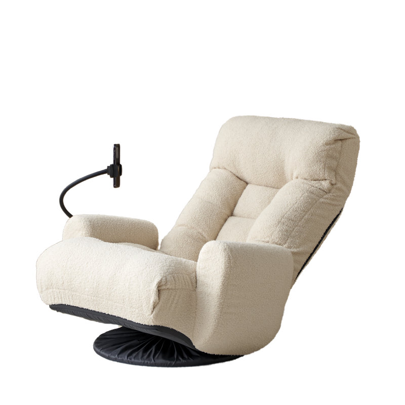 Tête et taille réglables, fauteuil de jeu, fauteuil de détente à 360 degrés, Beige