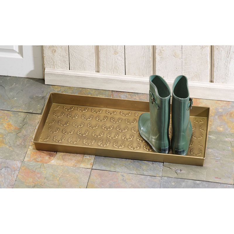 Tapis de rangement intérieur Antler 30 po x 13 po, Laiton antique