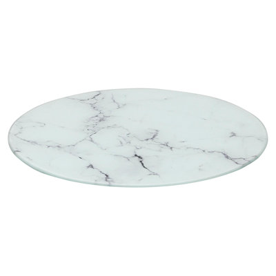 Harbour Housewares - Round Glass Chopping Board