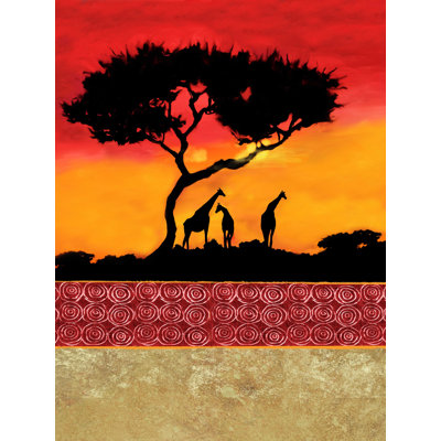 Safari Suns - impression sur toile tendue