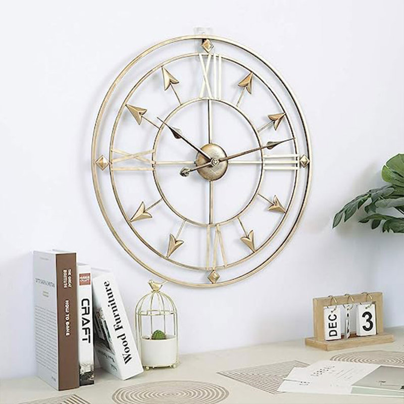 Muscoy Metal Wall Clock