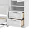 Lit escamotable avec placard intégré, tiroirs et tablettes-1951446142