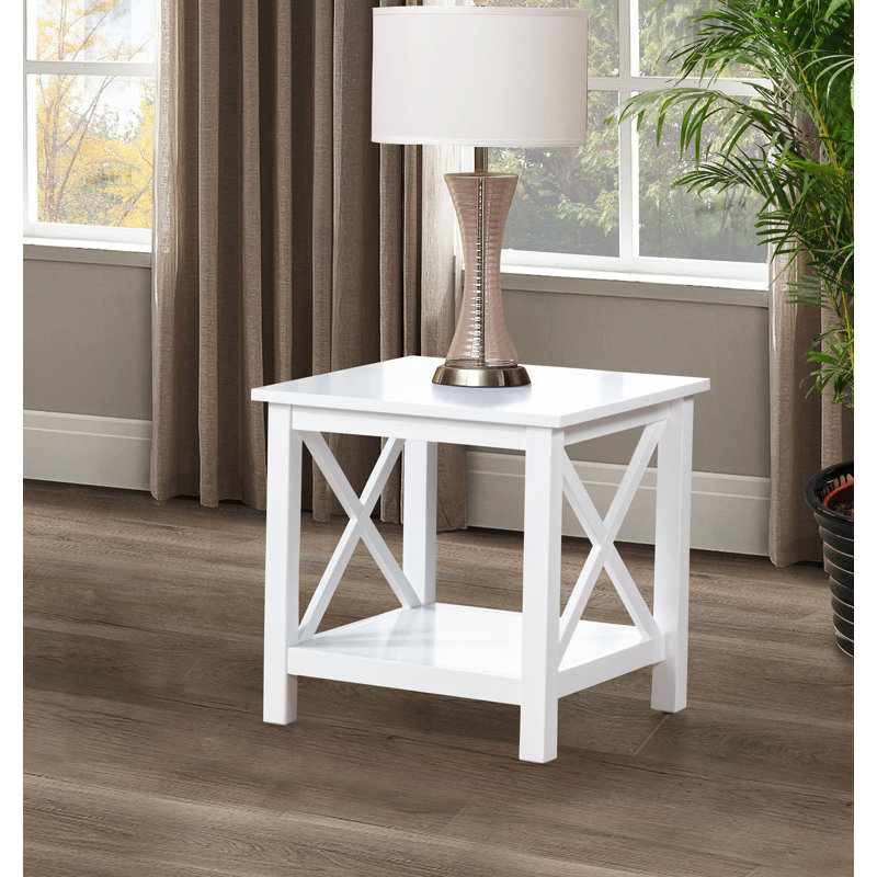 Table de bout l 20,4 po, blanc