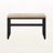 Wendy Natural Finish Height Adjustable Computer Desk with Metal Leg, 29.29" H X 47.13" W X 23.58" D