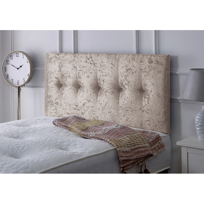 Upholstered Headboard, Single (3'), Champagne Velvet