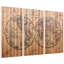 « cartographie », impression sur bois
