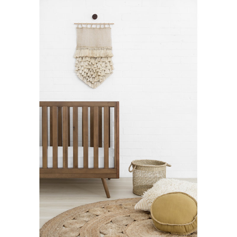 Nifty Convertible Standard Nursery Furniture Set, Walnut