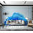 Premium Wallpaper Wall Mural - Blue Abstract Layers-1686077792