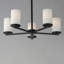 Lustre classique / traditionnel à 5 lumières en acier à intensité variable Selema-1221723311