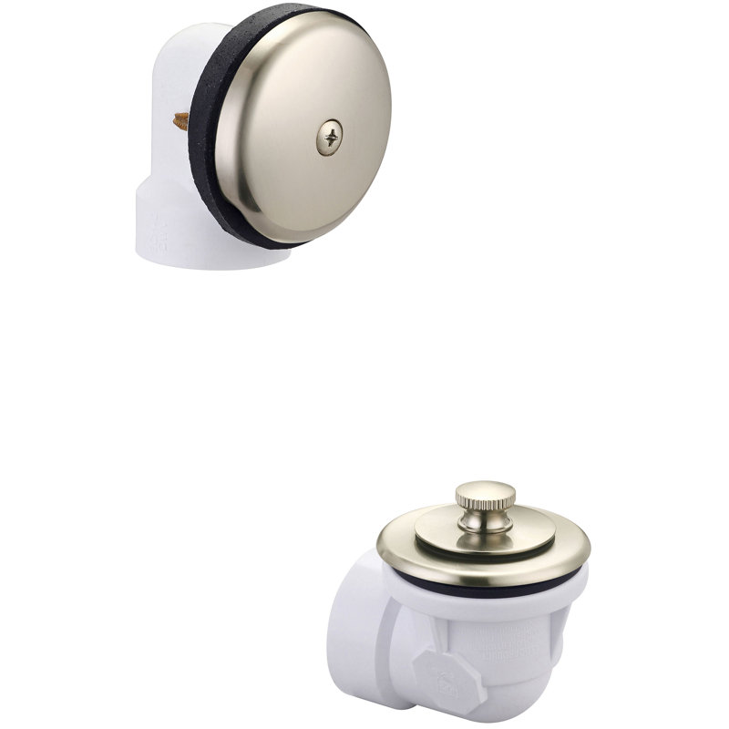 Bouchon de drain l 3 po Oui, Chrome