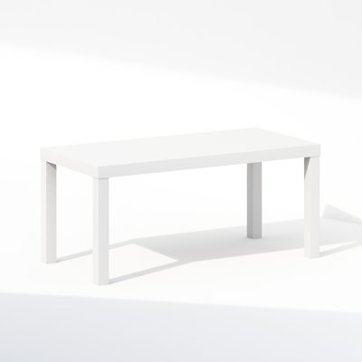 Meuble télé Inaayah, meuble télé moderne, meuble télé, meuble télé pour téléviseur de 40 po ou moins, pour le salon, la chambre à coucher, blanc