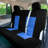 Diamond Stitched Flat Cloth Car Seat Covers Full Set-87289357