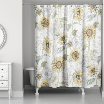 Medemblik Floral Shower Curtain