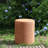Outdoor Patio Round MGO Side Table, Brown
