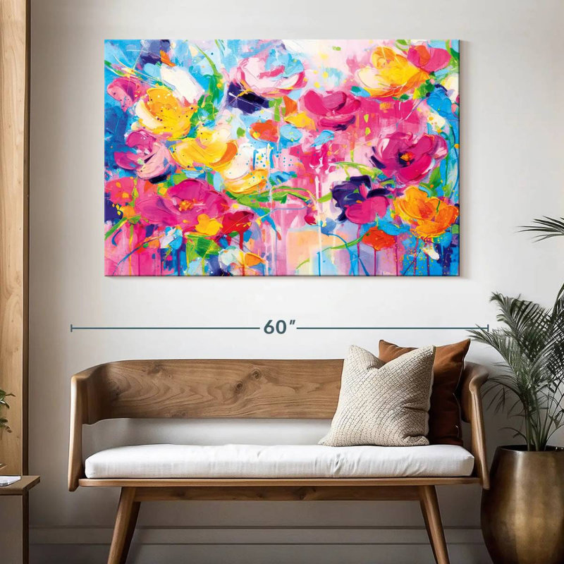 Avery Efflorescent Abstract, 34" H x 51" W