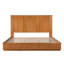 Base de lit à panneau en bois de style traditionnel Carden avec tête de lit haute pour chambre à coucher Moody-133567749