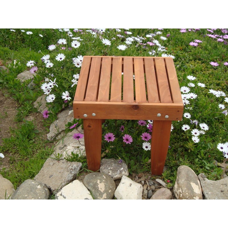 Thibeault Square Outdoor Side Table , 20'' in. W 20'' in. D, Mission Brown