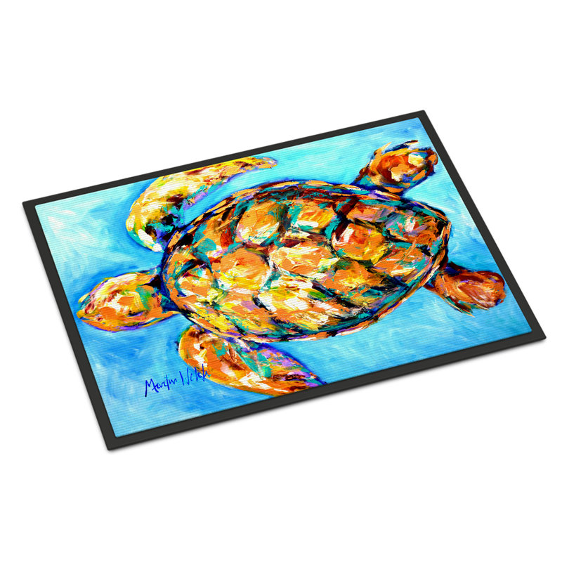 Tapis d'entrée antidérapant Daley, Rectangle 2 pi x 3 pi